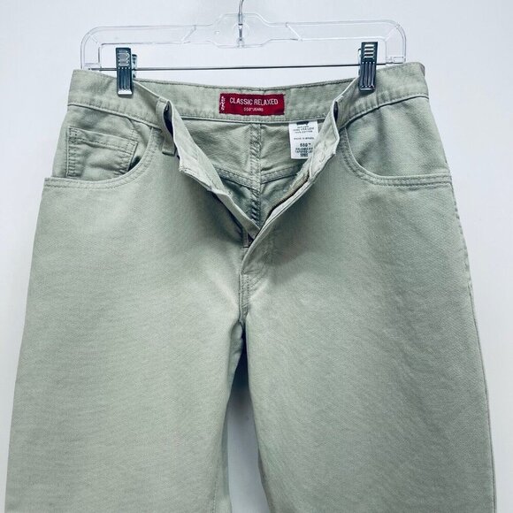 Vintage Levi’s 550 Jeans Sz 10M Relaxed Fit Womens Light Wash Tapered Leg Beige - Picture 8 of 12